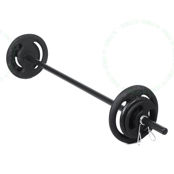 Kit Body Pump Barra 1,20 cm + 16 kg anilhas pintadas