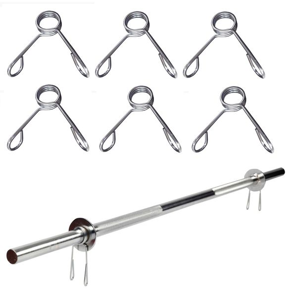 Kit 50 Presilhas para Barra 3 Voltas 27 mm Cromado Profissional