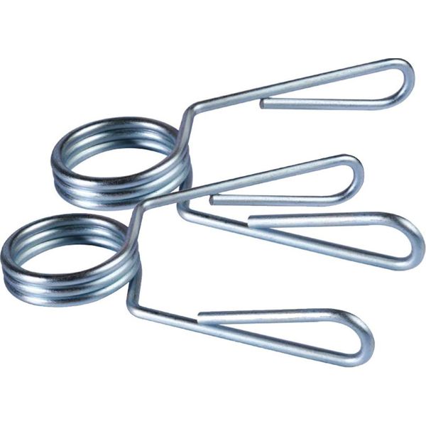 Kit 50 Presilhas para Barra 3 Voltas 27 mm Cromado Profissional