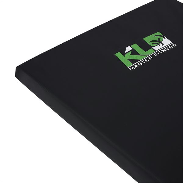 Kit Roda Abdominal Exercícios Lombar Colchonete D50 Preto