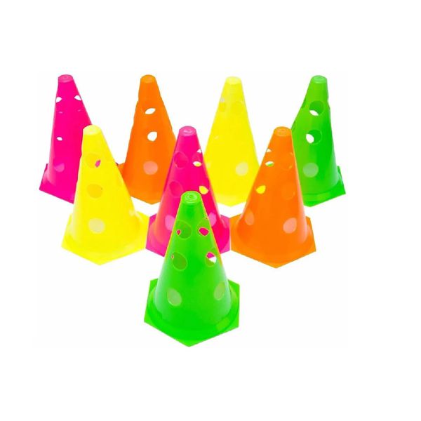 kit 4 Cones 23 Cm C/Barreiras Funcional Circuito Agilidade 