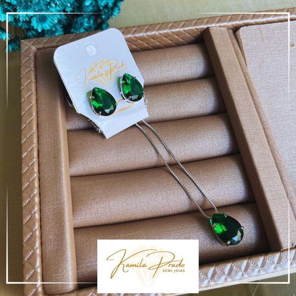 Conjunto Gota Esmeralda