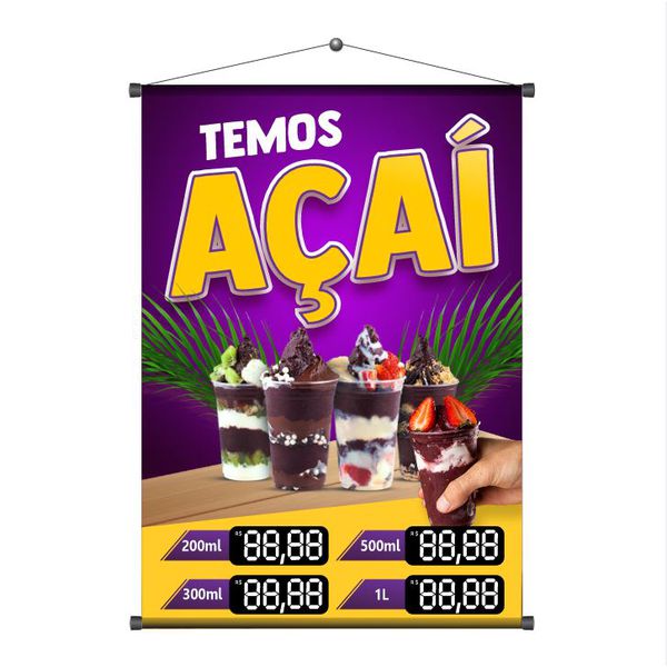 Banner Açaí Preços mod.1