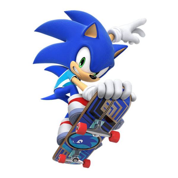 Adesivo Parede Sonic Skate 