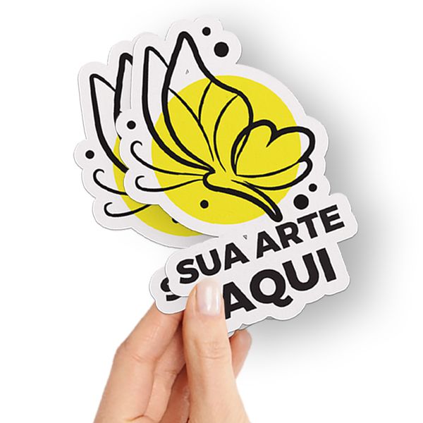  Adesivo com sua logo 8cmx3cm 1000 UNID - LOG/11 - KRadesivos 