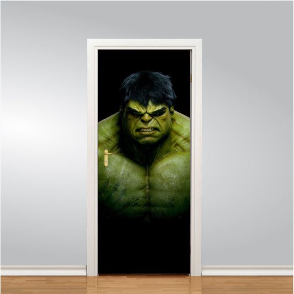 Adesivo de Porta Hulk mod2