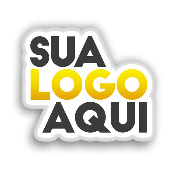  Adesivo com sua Arte 10cmx5cm 