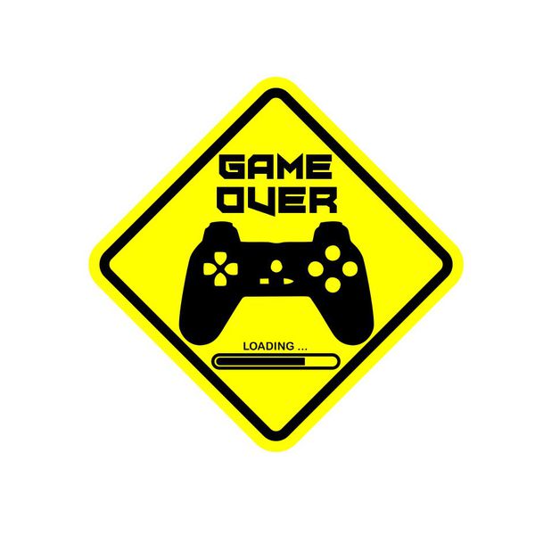 Adesivo Game Over - Controle