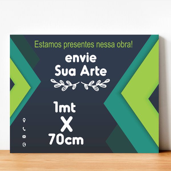 Placa de Arquiteta 1mtx70cm 10unid