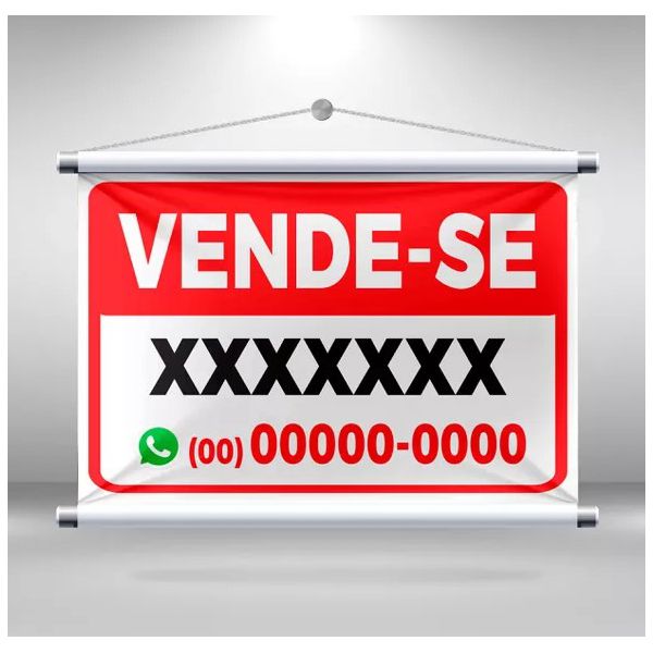 Banner Vende-se 80x50cm - BV21 - KRadesivos 