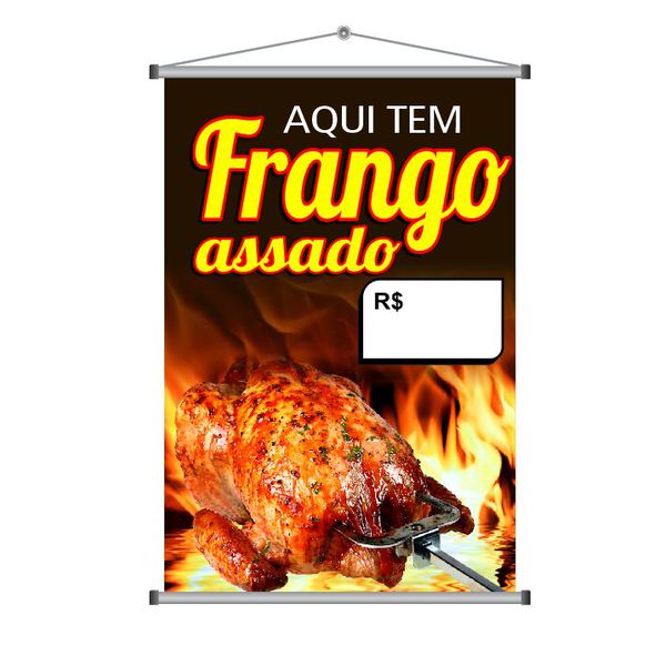 Banner frango assado mod.1250 - 1250 - KRadesivos 