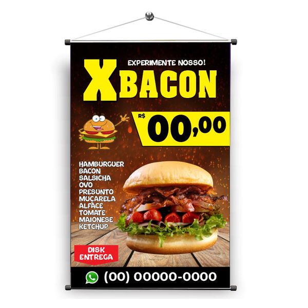 Banner Hambúrguer X-bacon