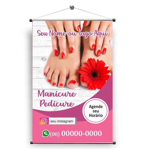 Banner salão manicure pedicure mod.54