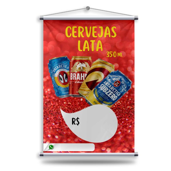 Banner Cerveja Lata