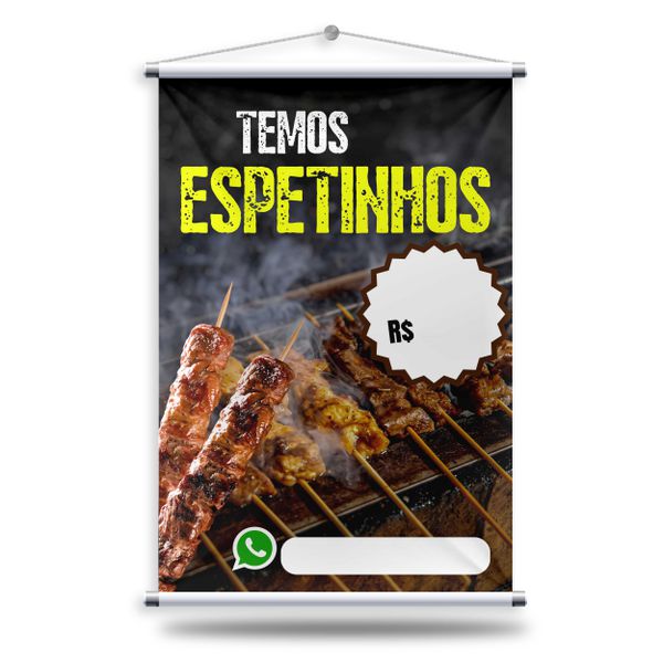 Banner Espetinho Temos