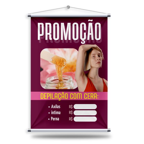 Banner Depilação Promção 