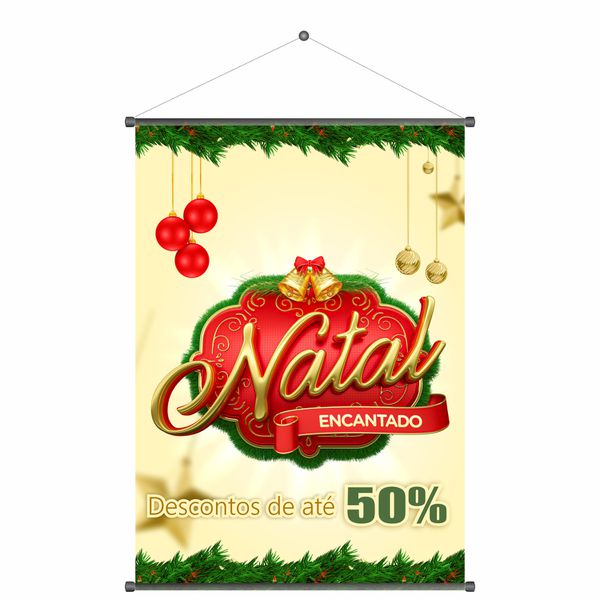 Banner Natal encantado descontos de até 50%