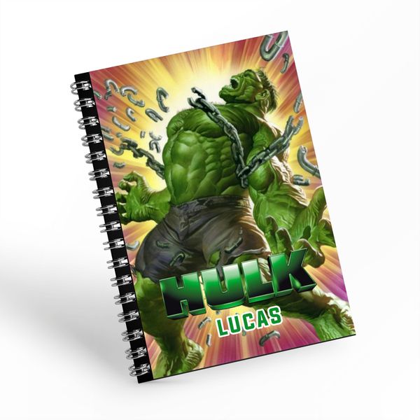 ADESIVO DE CADERNO HULK