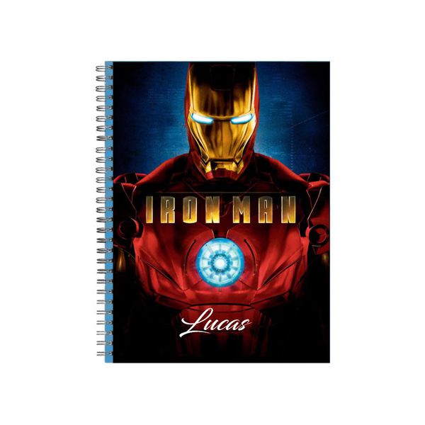 Adesivo Caderno Homem de Ferro 