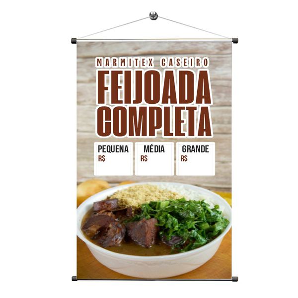 Banner Feijoada mod04 - BF04 - KRadesivos 