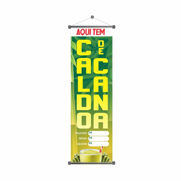 Banner Caldo de Cana - BCN-04 - KRadesivos 