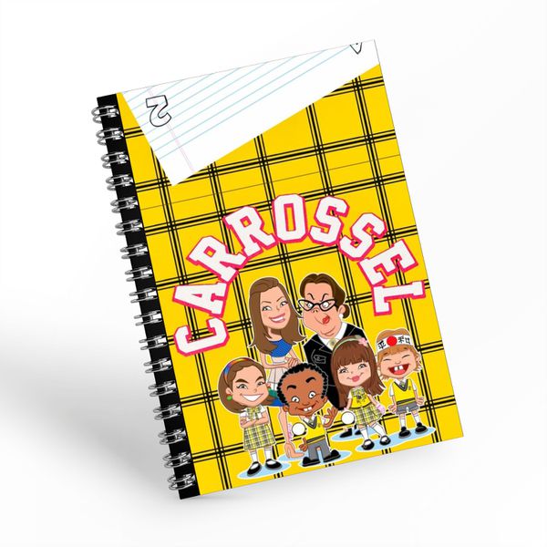ADESIVO DE CADERNO CARROSSEL - ACC-01 - KRadesivos 