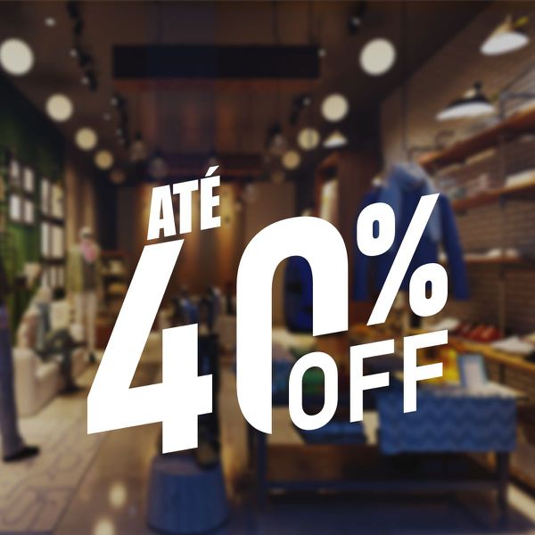Adesivo Para Vitrine Até 40% OFF - ARD-4 - KRadesivos 