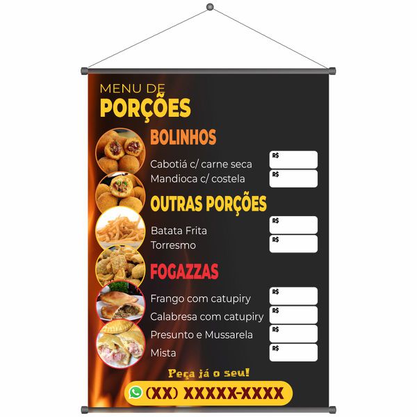 Banner Menu de Porções