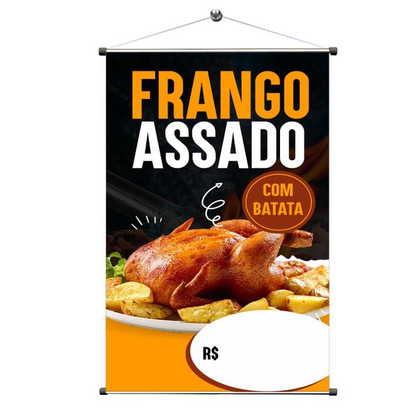 Banner Frango Assado - BFA10 - KRadesivos 