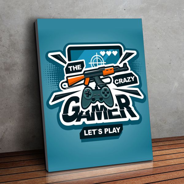 Placa MDF Decorativo Tema GAME - PDG-34 - KRadesivos 