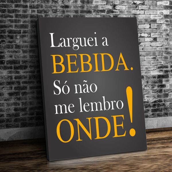 Placa MDF Decorativo Tema BEBIDAS E CHURRASCO - PD... - KRadesivos 