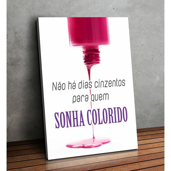 Placa MDF Decorativo Tema Manicure - PDM-28 - KRadesivos 