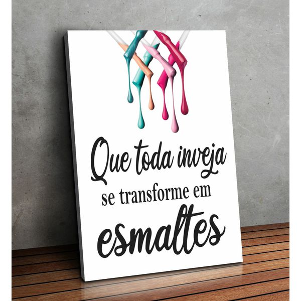 Placa MDF Decorativo Tema Manicure - PDM-35 - KRadesivos 