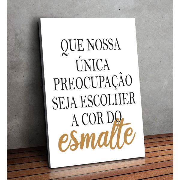Placa MDF Decorativo Tema Manicure - PDM-49 - KRadesivos 