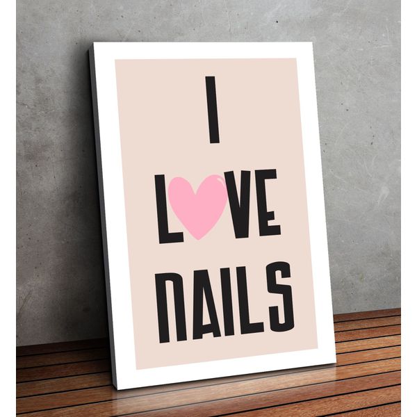 Placa MDF Decorativo Tema Manicure - PDM-58 - KRadesivos 