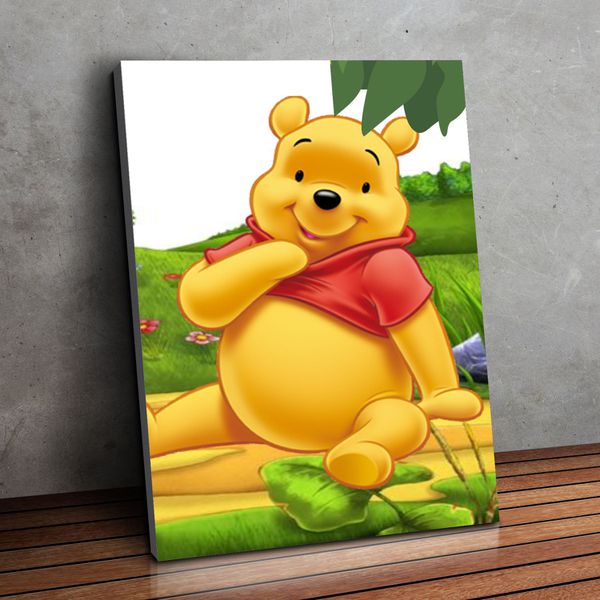 Placa MDF Decorativo Tema Ursinho Pooh