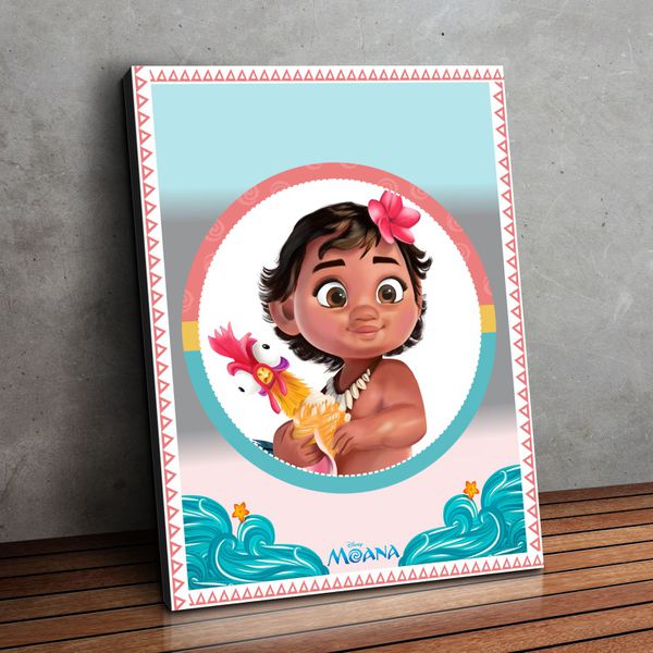 Placa MDF Decorativo Tema Moana - MDF-MA04 - KRadesivos 