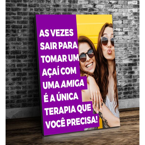 Placa MDF Decorativo Tema Açaí - PDQ-AÇ28 - KRadesivos 