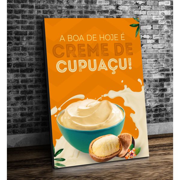 Placa MDF Decorativo Tema Açaí - PDQ-AÇ04 - KRadesivos 