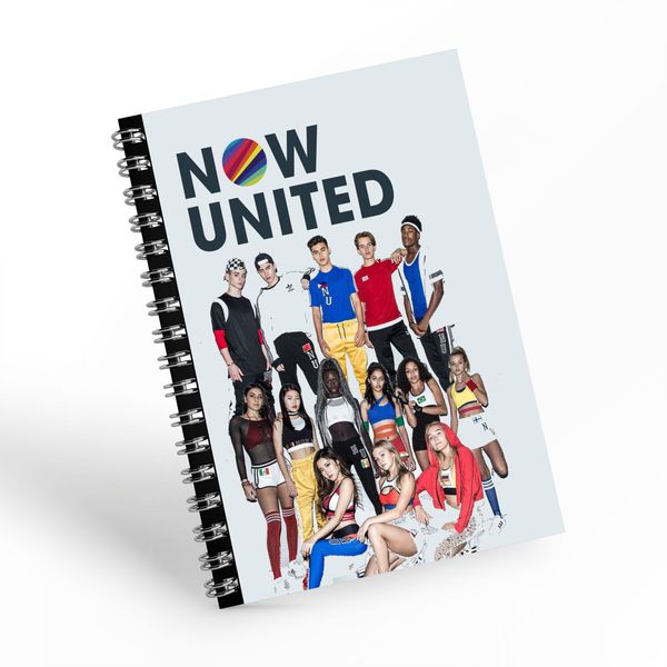 ADESIVO CADERNO NOW UNITED - UNITED01 - KRadesivos 