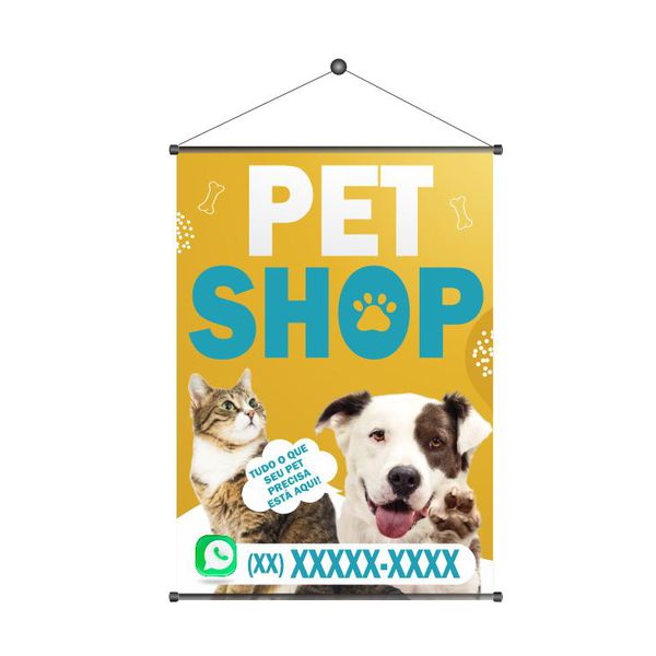 Banner Pet Shop mod.1