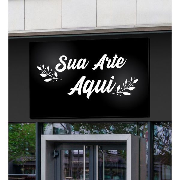 Placa Fachada com MInha Arte acm 