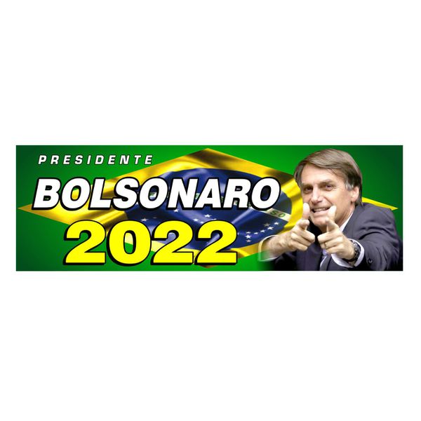 adesivo bolsonaro 2022 KIT C/50unid - ADE/05 - KRadesivos 