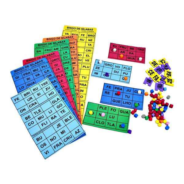Alfabetização - Bingo De Silabas Em E.v.a - 30 Cartelas