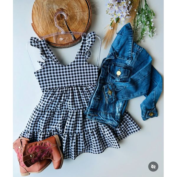 vestido xadrez 