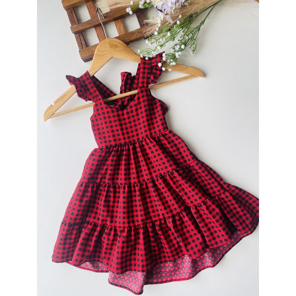 vestido xadrez