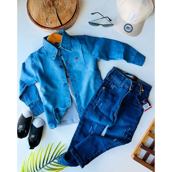 camisa jeans 