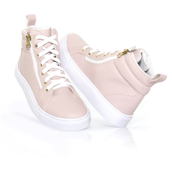 T NIS CANO ALTO COM ZIPER FEMININO ROS
