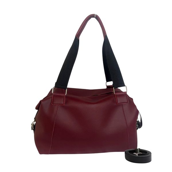 Bolsa Feminina KS Berlim de Ombro Alça Transversal Grande Espaçosa Lançamento Marsala