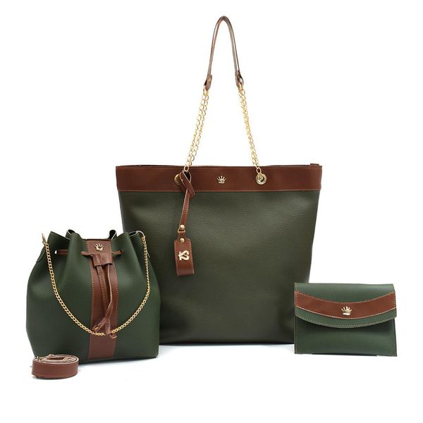 Kit Ks Vegas Verde Oliva - 3peças 